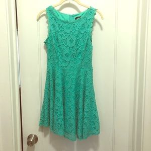 Cocktail/semi formal dress, aqua colored